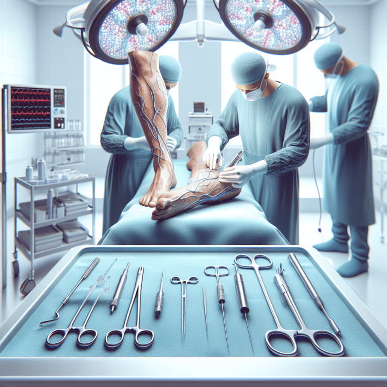 Operacyjne usuwanie żylaków nóg