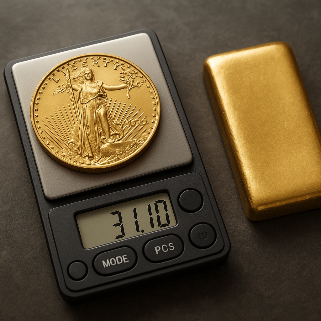 Uncja złota – ile waży i co oznacza