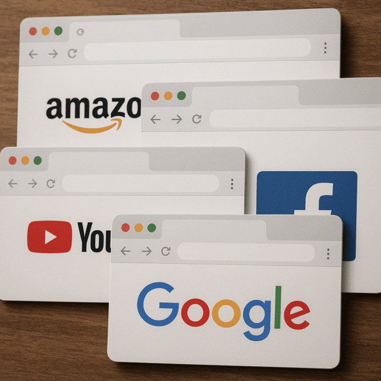 Najpopularniejsze strony internetowe
