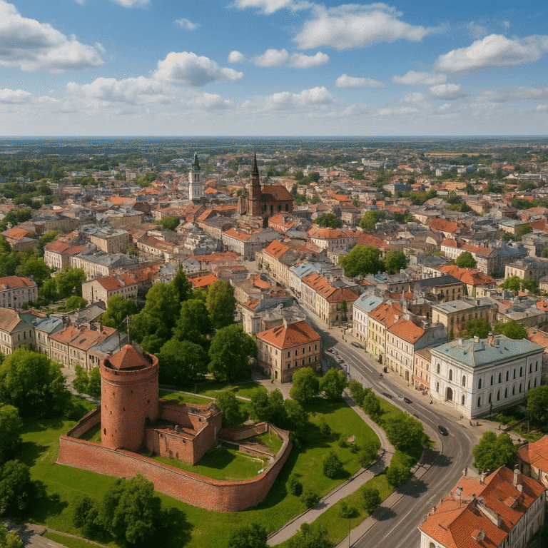Lublin z drona – miasto z lotu ptaka