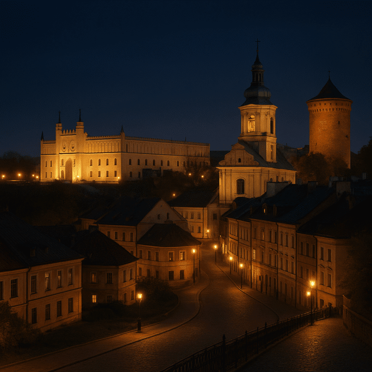 Lublin nocą – najciekawsze miejsca na wieczorny spacer