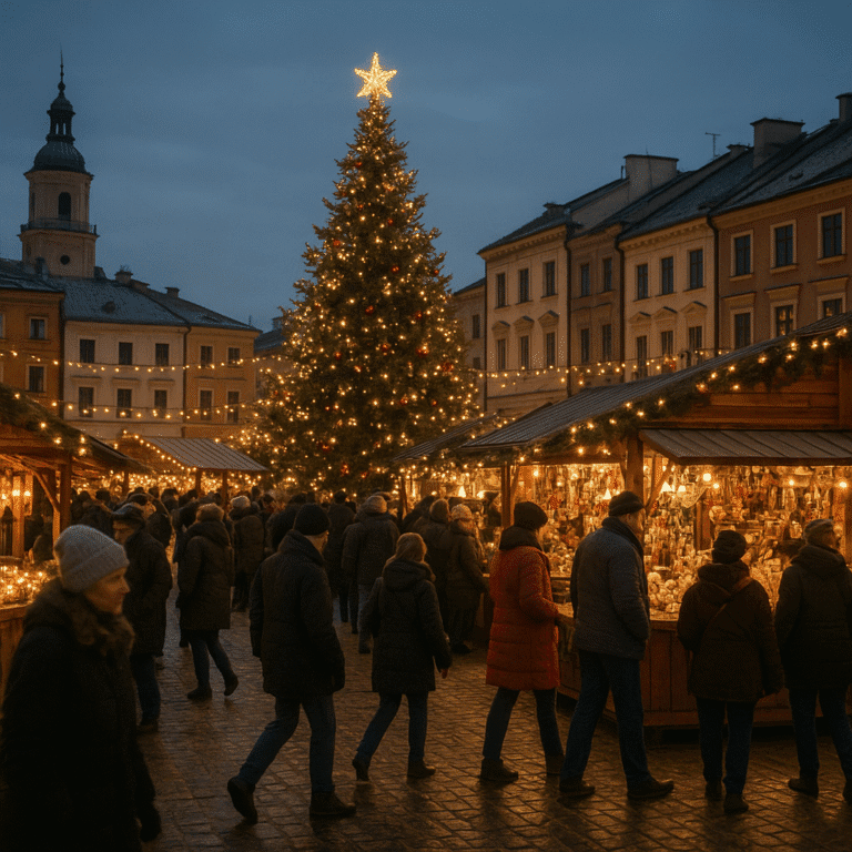 Lubelskie jarmarki bożonarodzeniowe – magia świąt w mieście